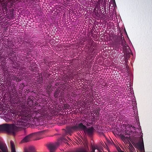 Rhonda Sheer Lace Slip Night Gown - Picture 3 of 7